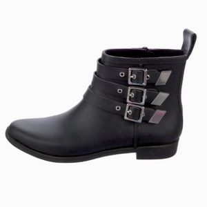 Loeffler Randall Rubber Rain Boot Black